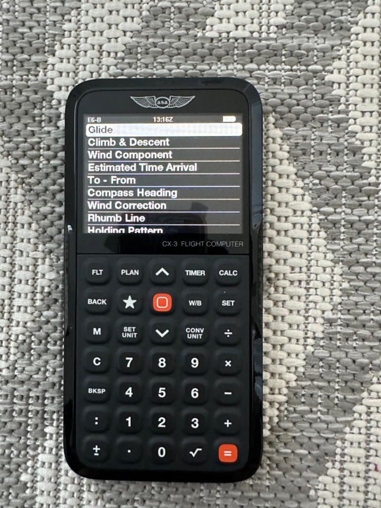 ASA CX-3 Flight Computer